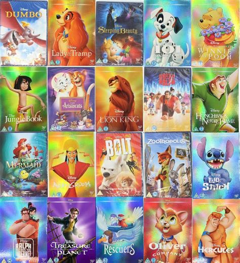 Disney Classics Dvds With Numbers O Ring Slip Cover Brand New Free P P Ebay