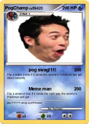 Pokémon Pogchamp 13 13 Pog Swag11 My Pokemon Card