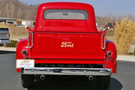 1951 Ford F1 Pickup Truck Rear View Pickup Trucks Vintage Pickup