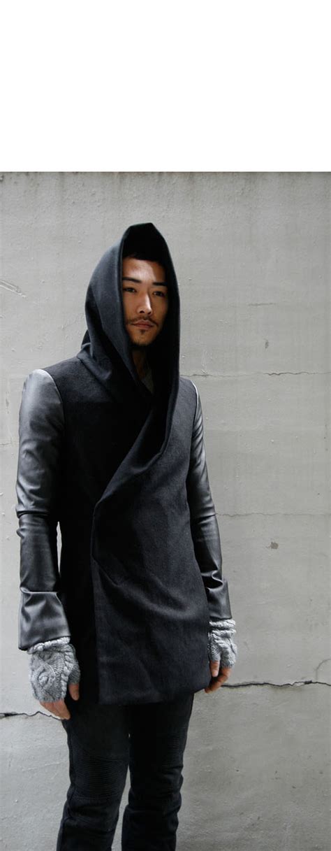 Next day delivery & free returns available. Avant-garde Slim Fit Hood Coat-Coat 11 | Fast Fashion Mens ...