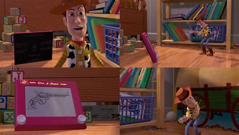 Toy Story Woody And Etch A Sketch By Dlee1293847 On Deviantart