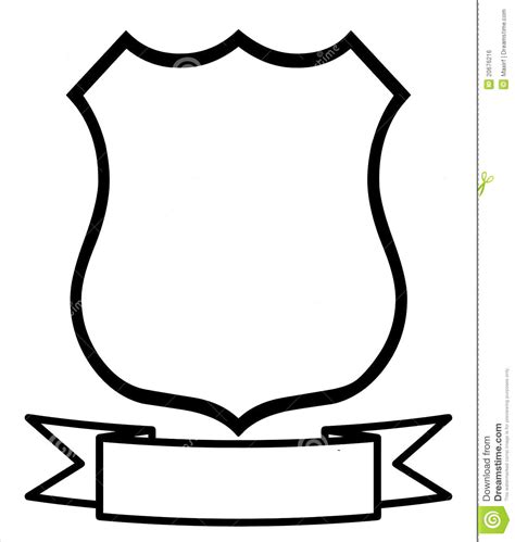 Police Shield Vector At Getdrawings Free Download