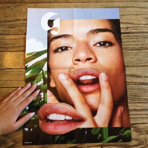 Glossier Poster Glossier Leaf Collage Glossy Makeup