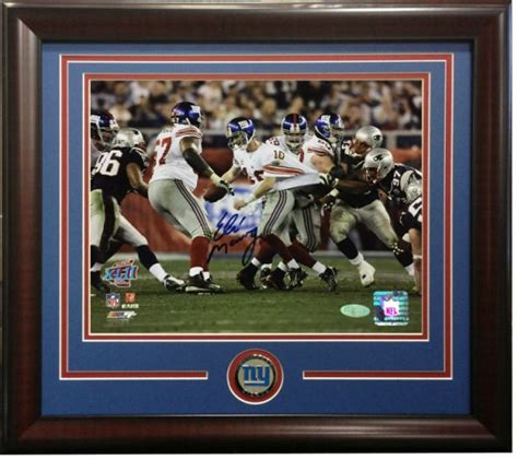 Eli Manning Autographed Football Memorabilia And Nfl Merchandise