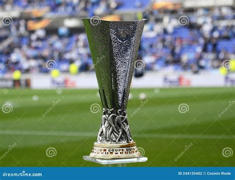 The Uefa Europa League Trophy Editorial Photography Image Of Parc