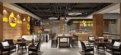 Termasuk jasa desain interior apartemen, kantor dan ruang publik dengan desain yang elegan, nyaman, minimalis modern dan berkualitas bagi anda, keluarga dan orang berada di sekitar anda. Desain Interior Cafe Ruko Simple 1 - Desain.id