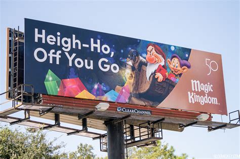 Disney World Adds 50th Anniversary Pixie Dust To Central Florida Billboards