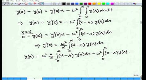 Mod 01 Lec 21 Calculus Of Variations And Integral Equations Youtube