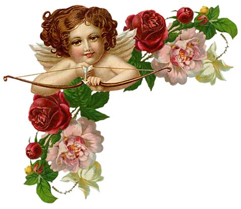 Angels And Cherubs Victorian Valentines Clip Art Vintage Clip Art Borders