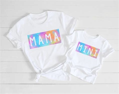 Mommy And Me Matching Set Mother And Daughter Matching Mama Etsy