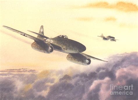 Messerschmitt Me 262 Painting By Bill Holkham Fine Art America