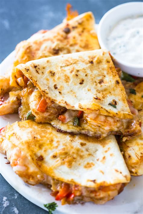 Shrimp Quesadillas Recipe : +10 Cooking Ingredients
