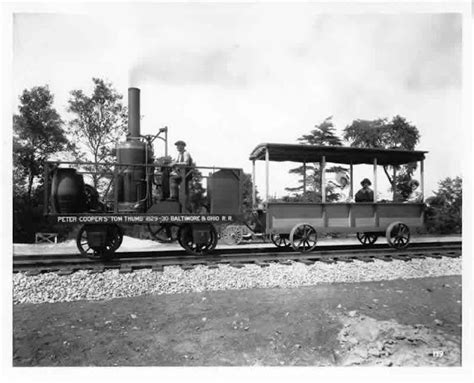 Old Photos Of Tom Thumb The First American Built Steam Locomotive
