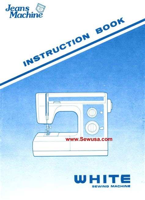Manual For White Sewing Machine