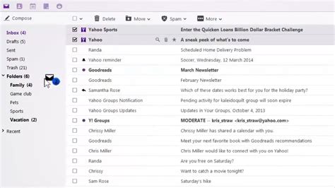 How To Organize Your Yahoo Email Inbox Youtube
