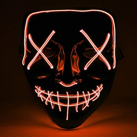 Led Purge Mask The Purge Mask Halloween Mask Led Led Mask With