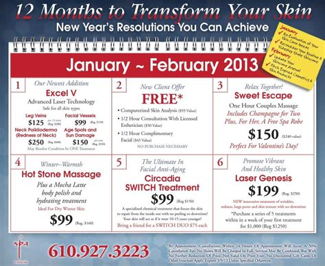 January And February Spa Spring Ridge Specials Medspa Wyomissing Spa Treatyourself Skincare