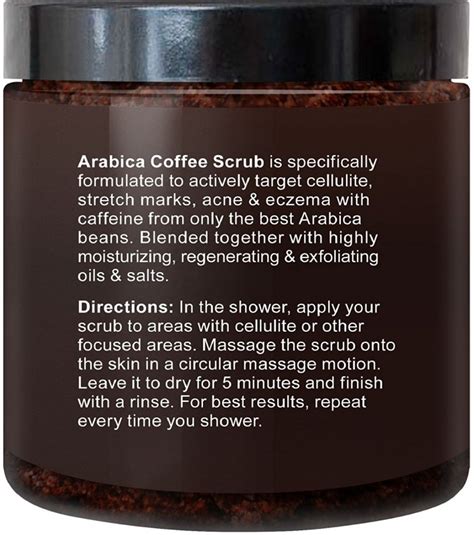 majestic pure arabica coffee body scrub