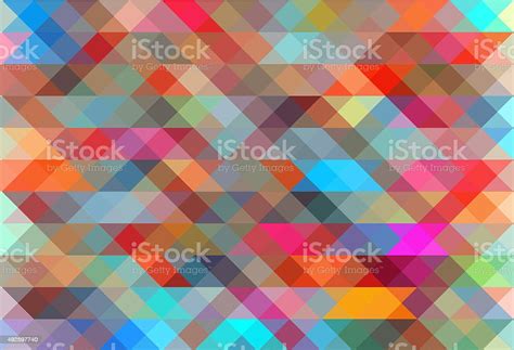 Colorful Triangle Abstract Pixelation Vector Background Image 042 Stock