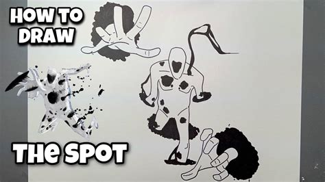 How To Draw The Spot Spider Man Across The Spider Verse Drawing