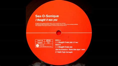 sex o sonique i thought it was you salt city orchestra s herbie rides again remix 1997