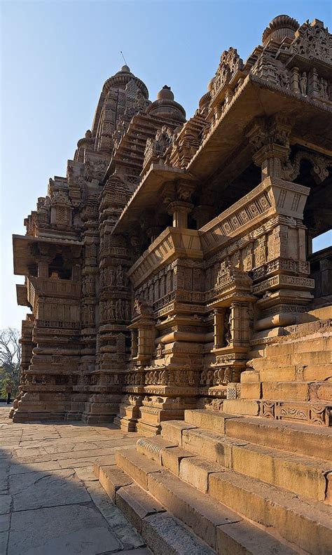 Evening Temple Ancient Indian Architecture Temple India Indian