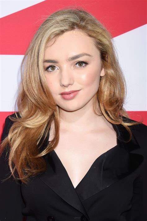 Peyton List Wavy Medium Brown Angled Side Part Hairstyle Steal Her Style