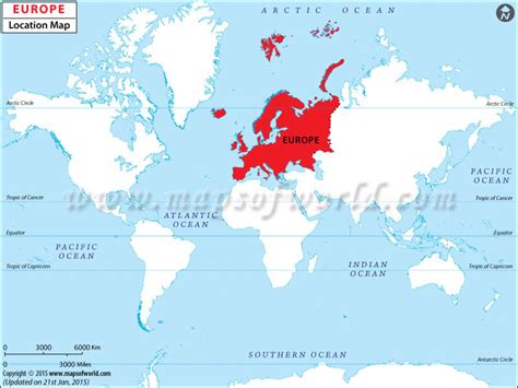 Europe On World Map Verjaardag Vrouw 2020
