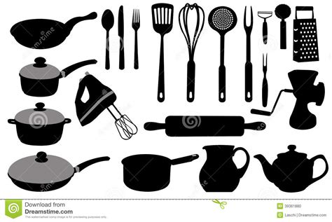 Knife block, isolated on white background. Kitchen Tools Stock Vector - Image: 39361880