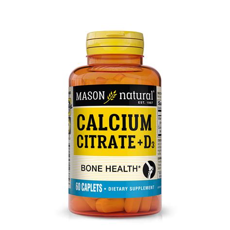 calcium citrate plus vitamin d 3 mason vitamins