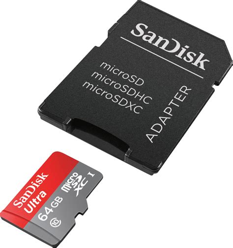 Sandisk Ultra 64gb Microsdxc Class 10 Memory Card Sdsdqui 064g A46