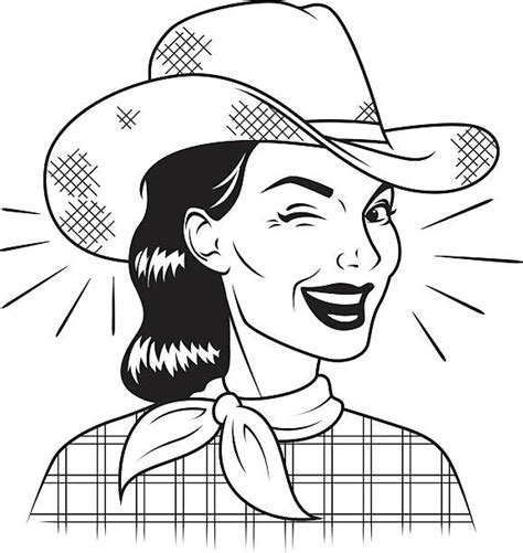 Vintage Cowgirl Illustrations Royalty Free Vector Graphics And Clip Art Istock