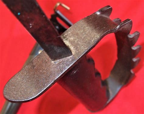 Ww1 Us 1917 Trench Knuckle Duster Fighting Knife And Scabbard Rare