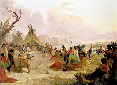 Native Americans Medicine Dance Of The Dakota Or Sioux Indians By Seth