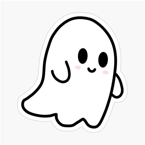 Happy Ghost Sticker By Swagnstickers Ghost Cute Ghost Easy
