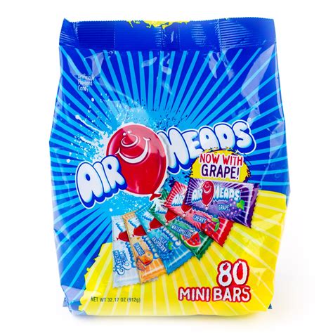 Assorted Airheads 80ct Bag Wrapped Candy Bulk Candy Oh Nuts