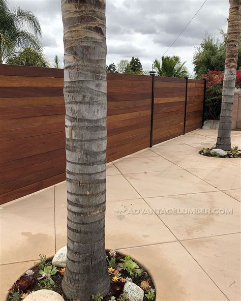 Cumaru Fencing Is An Elegant Privacy Solution And A Great Backdrop For