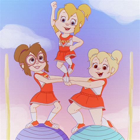 Cheerleading Chipettes By Sugarbee908 On Deviantart