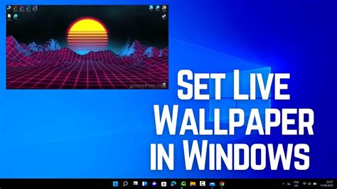 How To Set Live Wallpaper In Windows 10 11 Pc Youtube