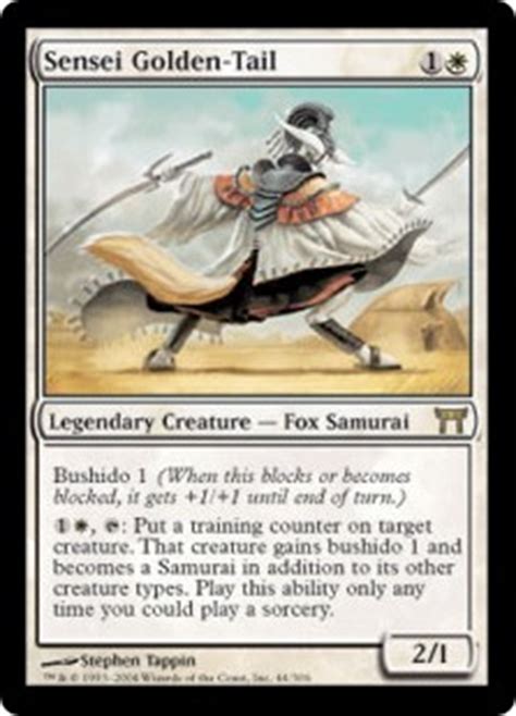 (learn how decklists from mtg arena are selected here.) Sensei Golden-Tail (Champions of Kamigawa) - Gatherer ...