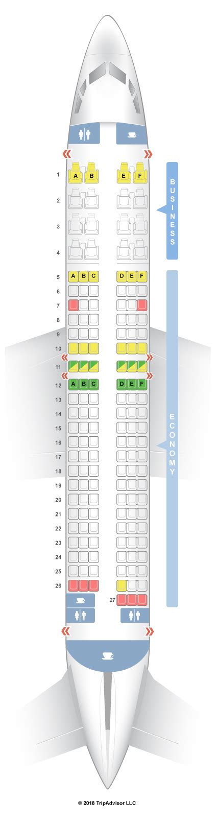 Turkish Airlines Boeing 737 800 Seat Map