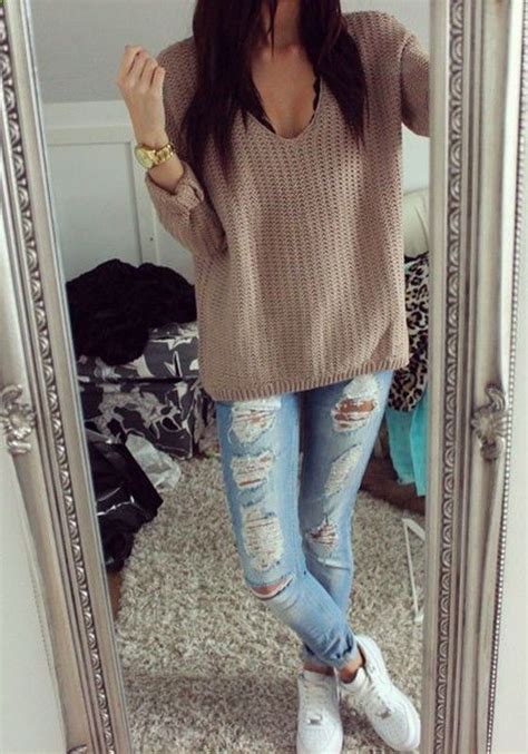33 Awesomely Cute Back To School Outfits For High School Cute Simple Outfits Casual Chic Fall