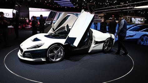 The rimac c_two features a full carbonfibre monocoque with bonded carbon roof, integrated battery pack and merged rear carbon subframe. Rimac C_Two Arrives In Geneva With Attractive Livery