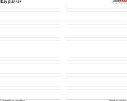 Daily Planners In Microsoft Word Format 20 Templates Chegos Pl