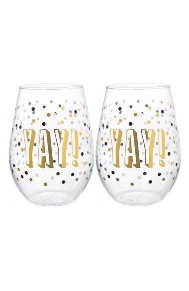 Slant Collections Yay Set Of 2 Stemless Wine Glasses Nordstrom Stemless Wine Glasses Wine