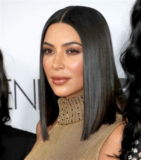 Cap7 glueless lace front cap wig density. SLFMag - Kim Kardashian's Neutral tan Makeup + sleek bob...