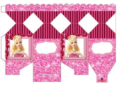 Barbie Caja Para Lunch Para Imprimir Ideas Y Material Gratis Para