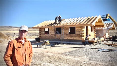 Two 20x30 Amish Log Cabins Building Roofs Windows Doors Less Than