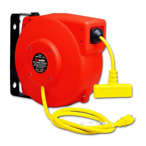 Extension Cords Commercial Extension Cord Reel Heavy Duty Retractable ...