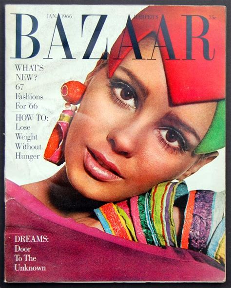 Vintage Harpers Bazaar Magazine For January 1966 By Clothandboards